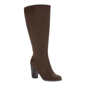 Style & Co Women's Addyy Knee High Dress Boots Brown Size 8